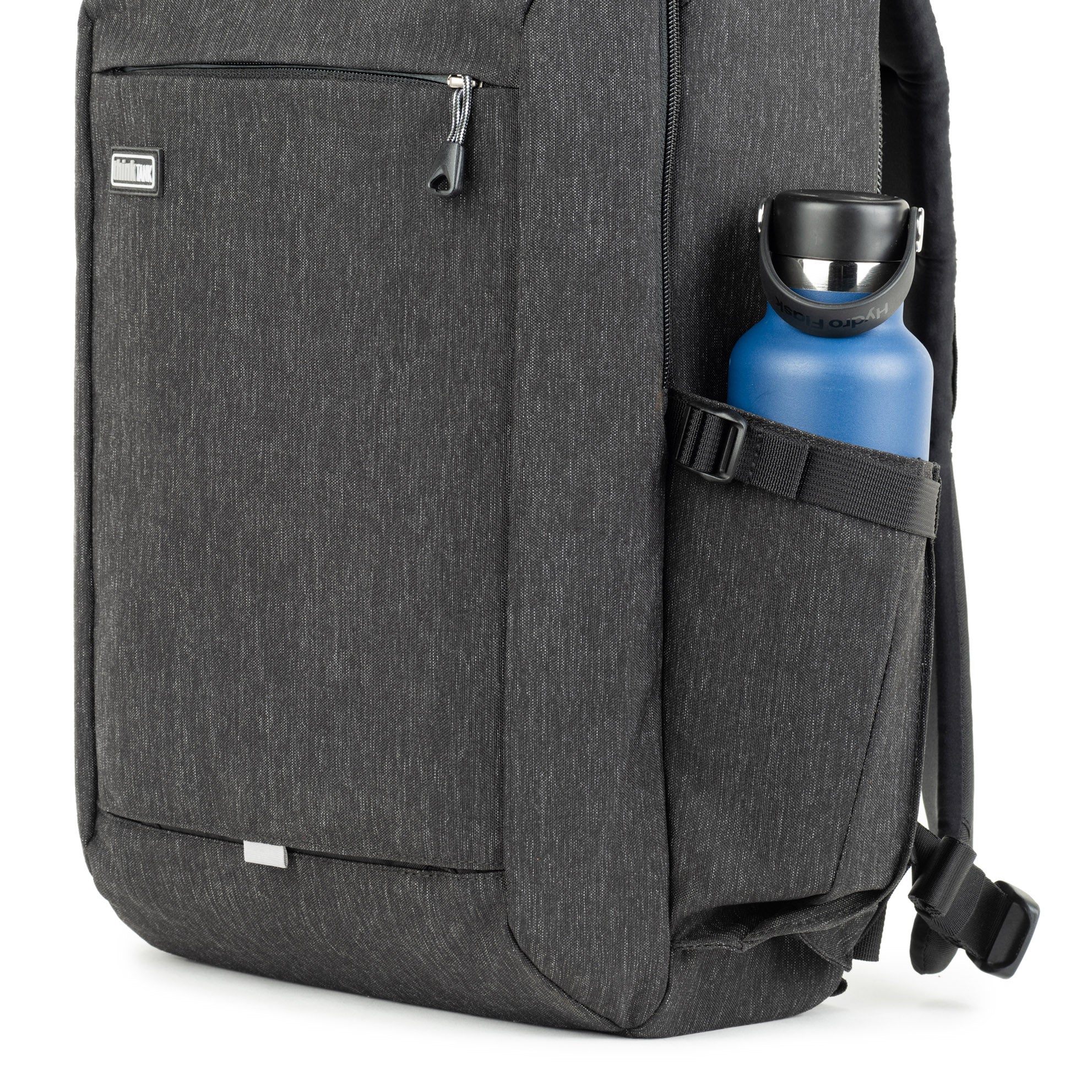 Expandable water bottle pockets on both sides