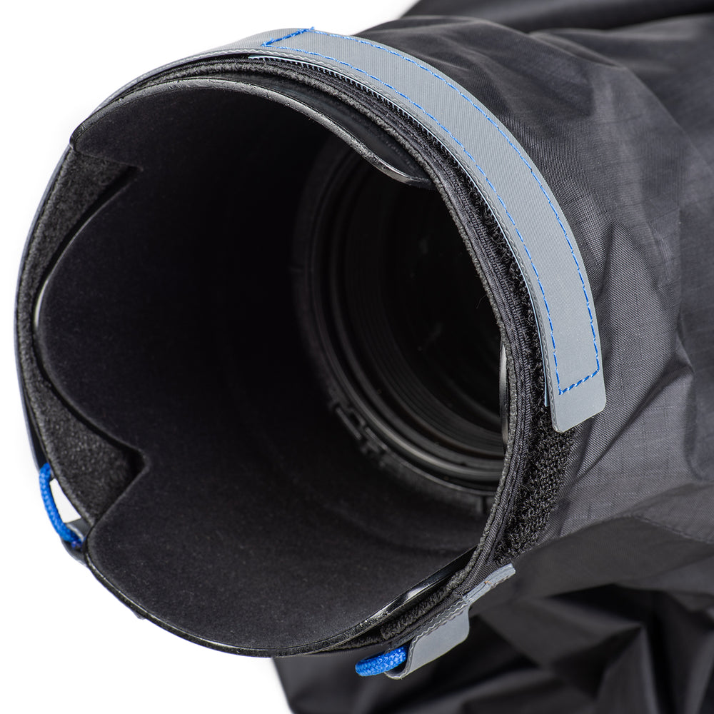 
                  
                    Non-slip, adjustable strap attaches directly to the lens hood
                  
                