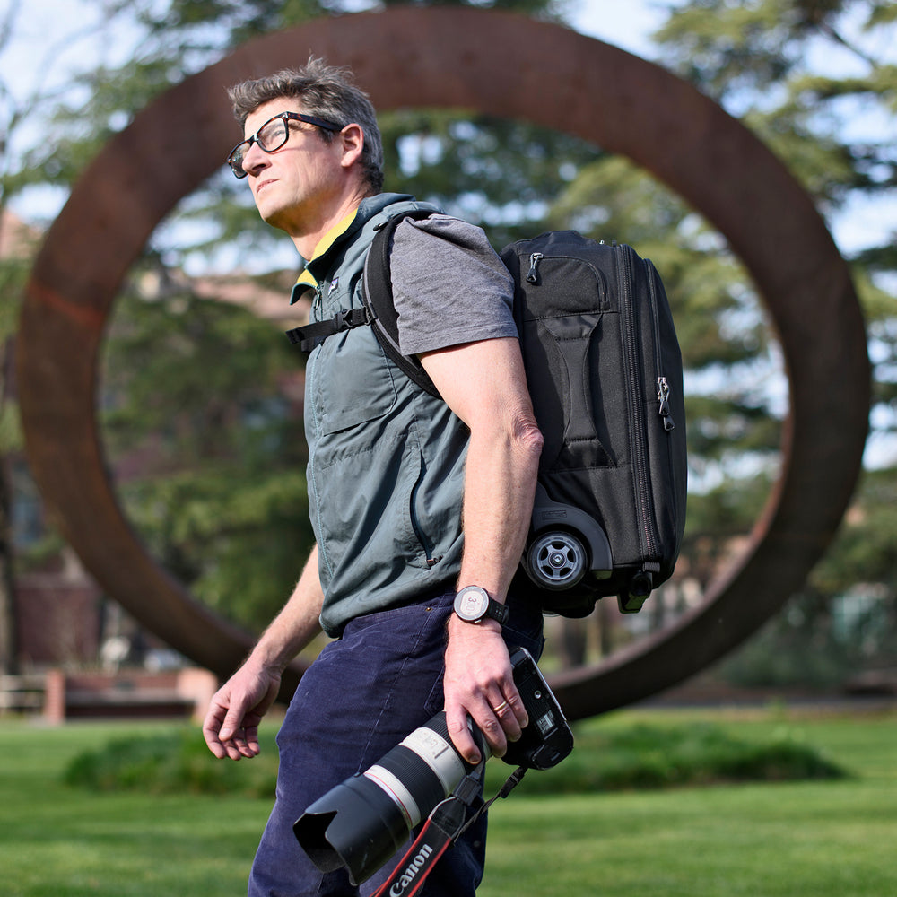 best rolling backpack for travel market research Essentials Convertible Rolling Backpack for DSLR and Mirrorless camera – Think Tank Photo