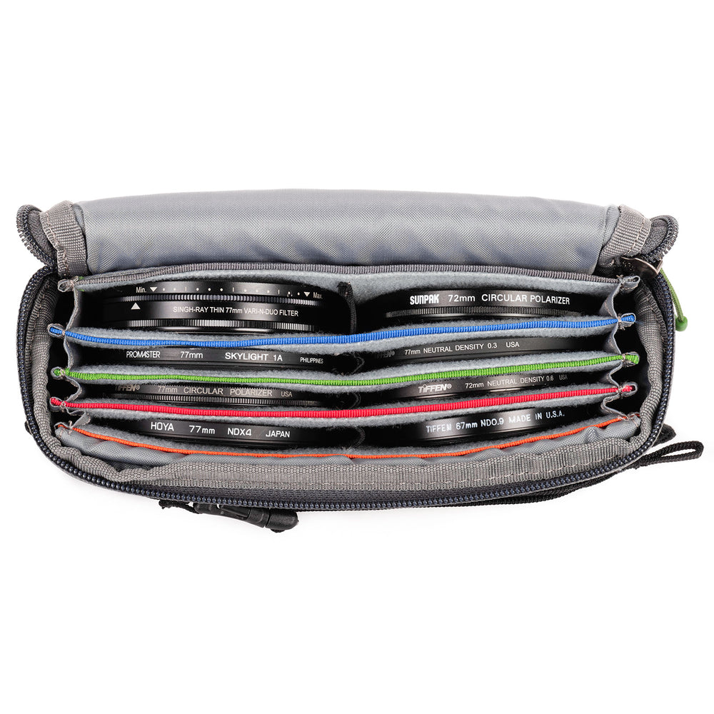 Think tank filter pouch outlet