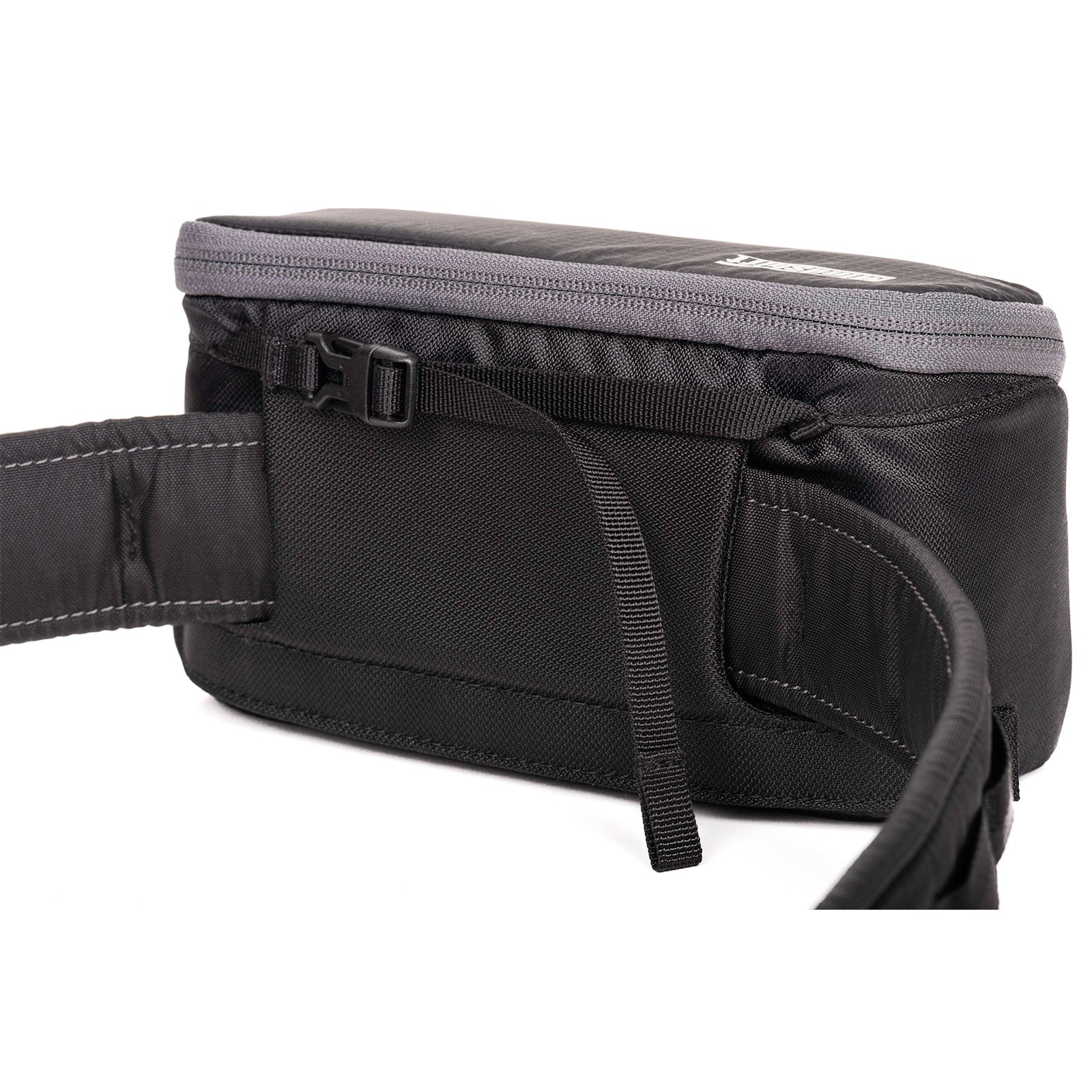 Belt pass-through and attachment strap with SR buckle