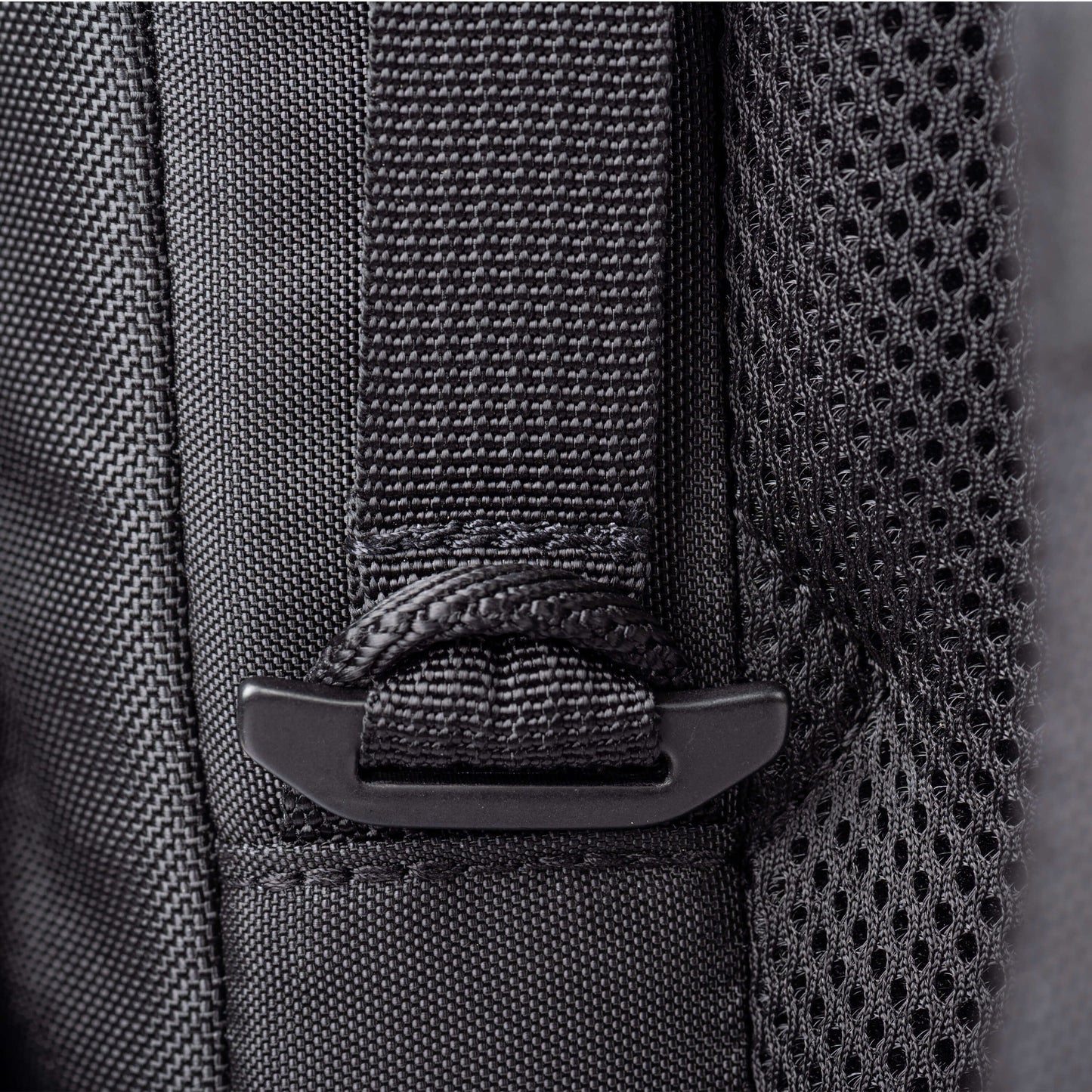 
                  
                    Detail of removable top pocket attachment point
                  
                