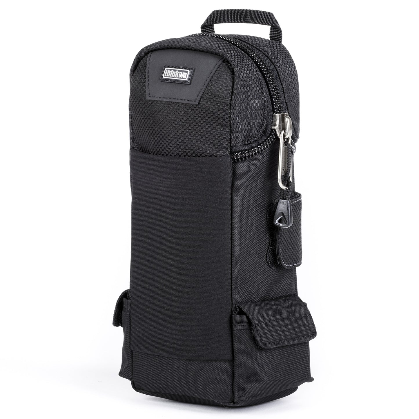 
                  
                    Holds large flash with attached diffuser
                  
                