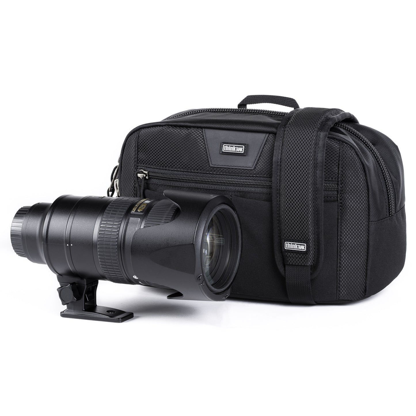 Small shoulder camera clearance