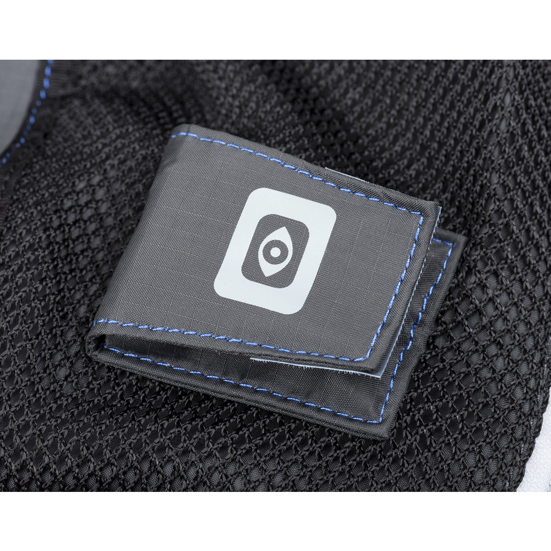 An eyepiece pocket is built into the bottom of the Hydrophobia rain cover (eyepiece sold separately)