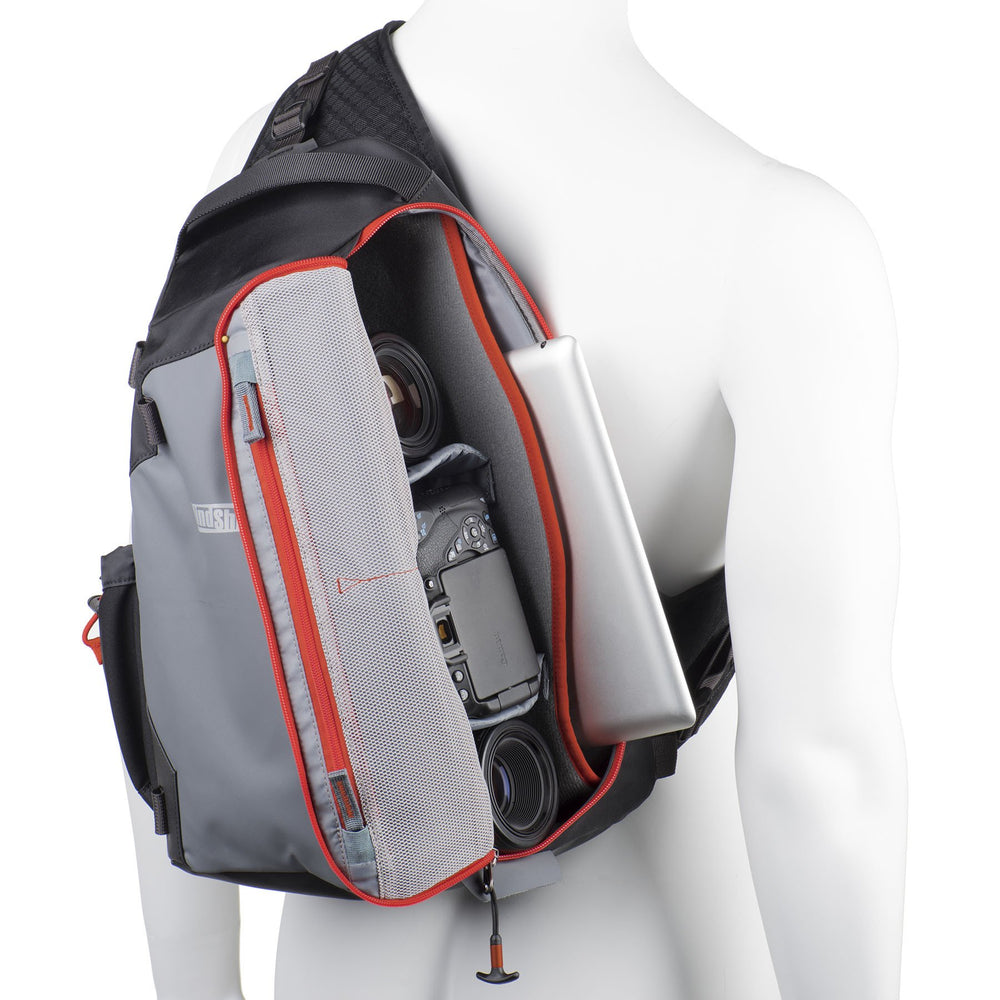 
                  
                    Dedicated, padded pocket fits a tablet or a laptop (10 = 10‰۝ tablet, 13 = some 13‰۝ laptops)
                  
                