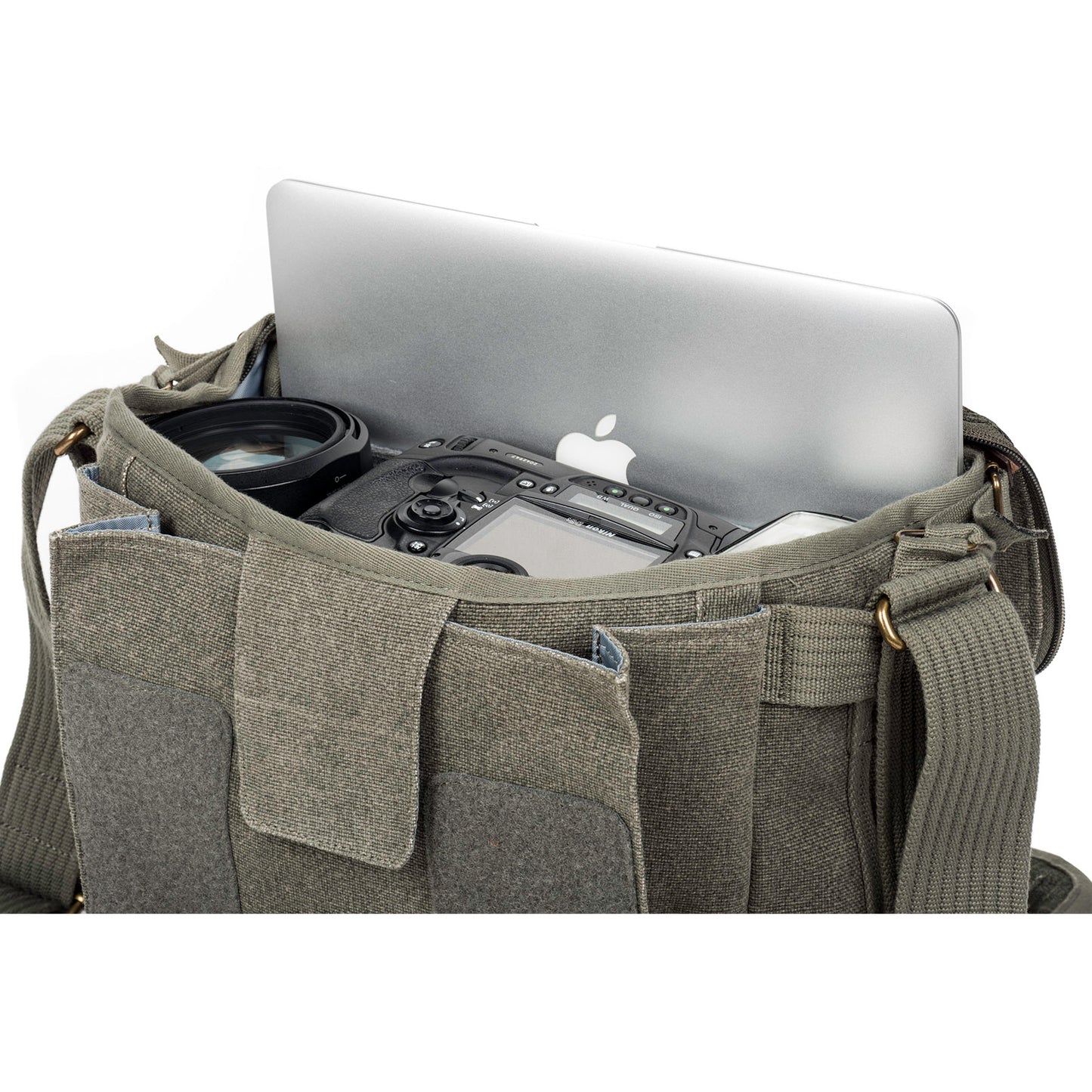 
                  
                    Dedicated pockets fit a 10" tablet and 12" laptop
                  
                