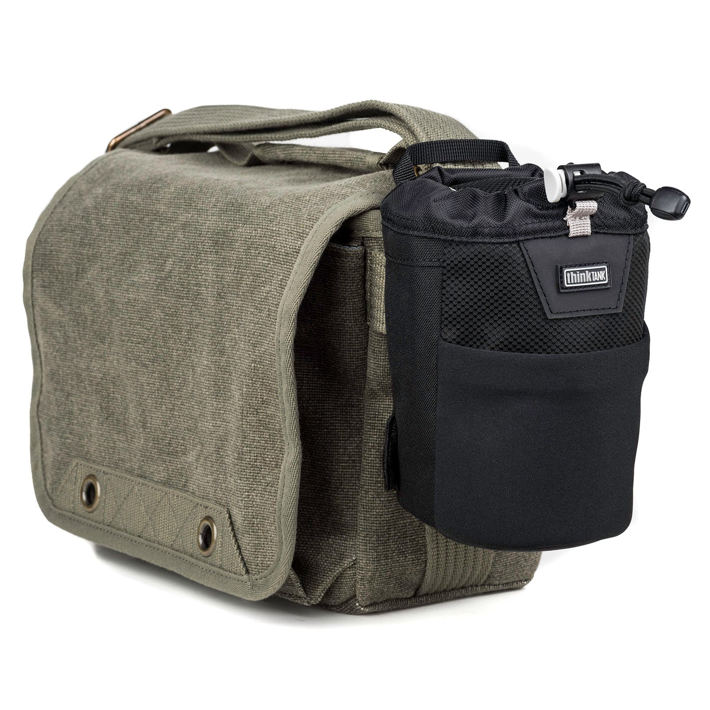 
                  
                    Webbing rail to accommodate modular pouches or carabineer (not included)
                  
                