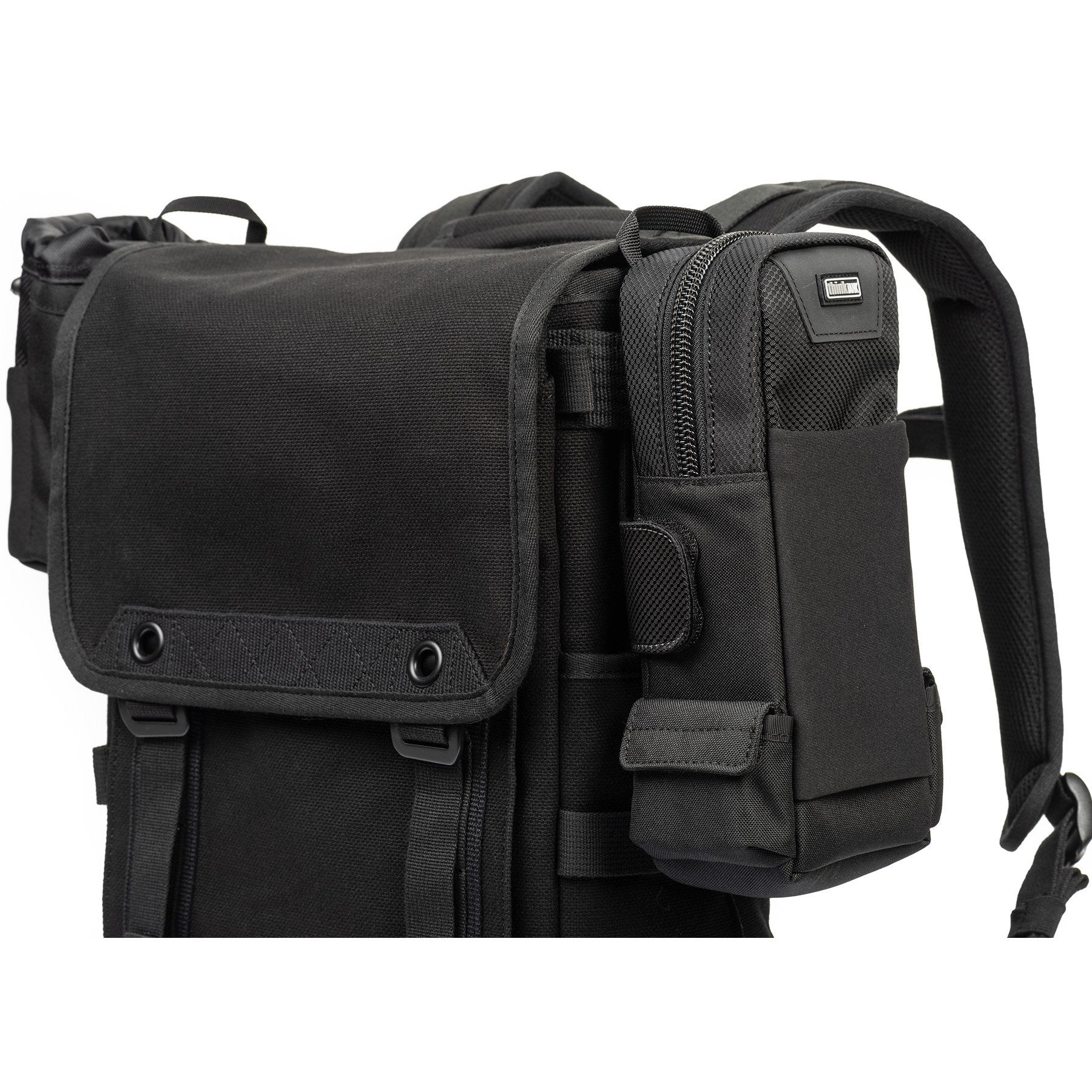 Attach Think Tank Modular pouches to side rail