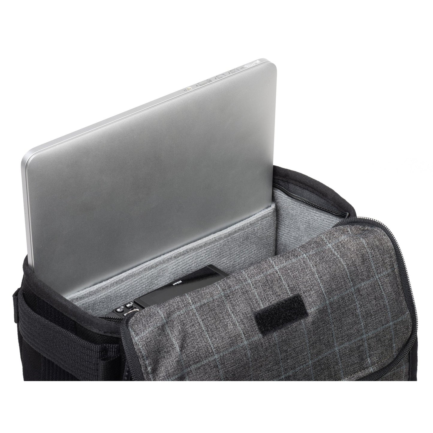 
                  
                    Dedicated pocket fits up to a 15” laptop
                  
                