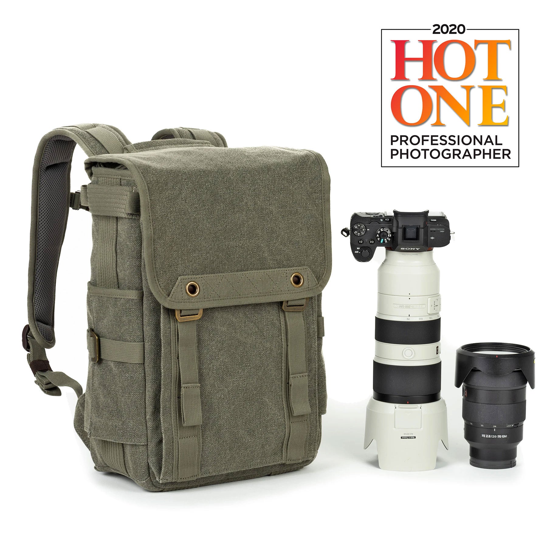 Retrospective 15 Backpack with 2020 Hot One award logo
