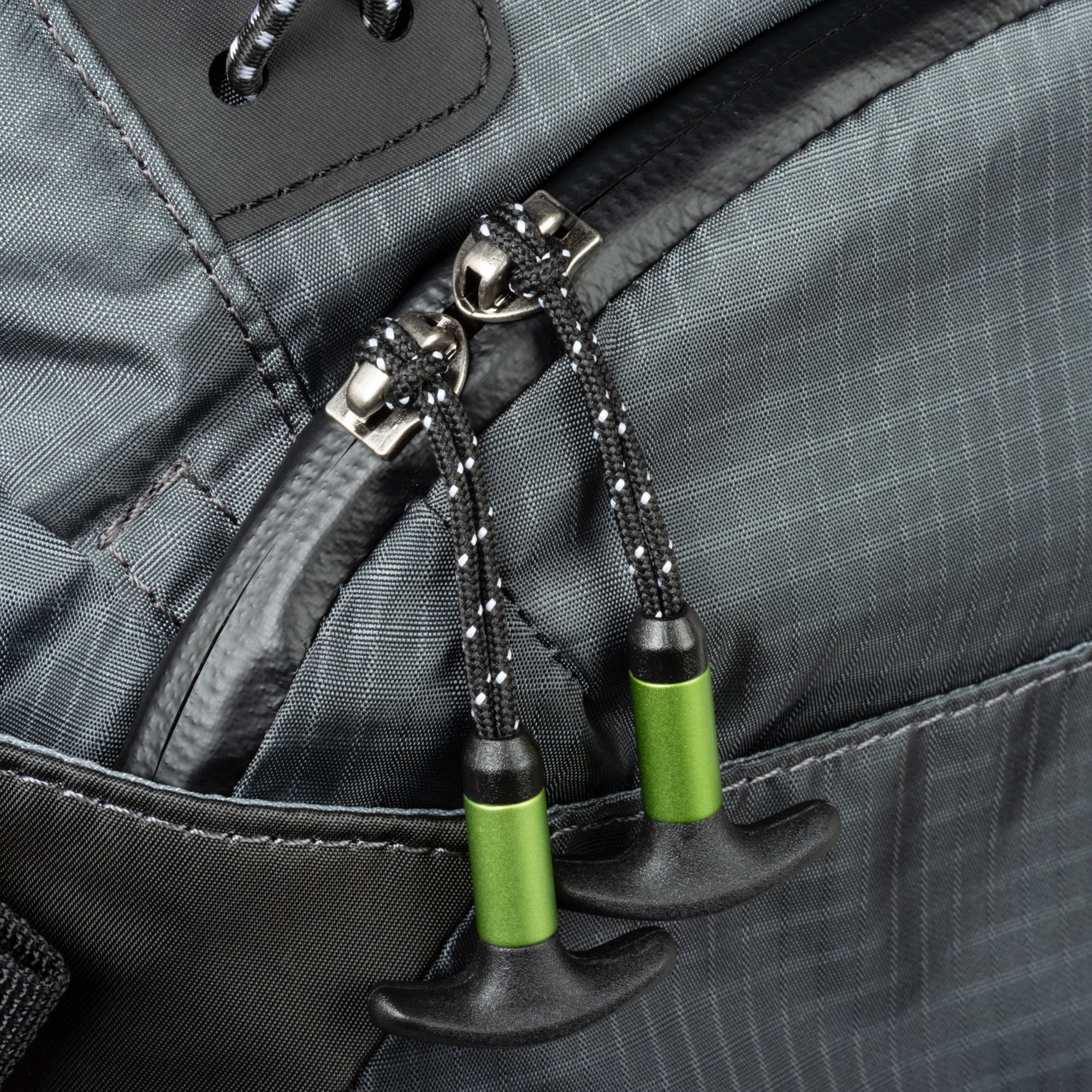 YKK Aqua Seal zippers with T-pull sliders 
