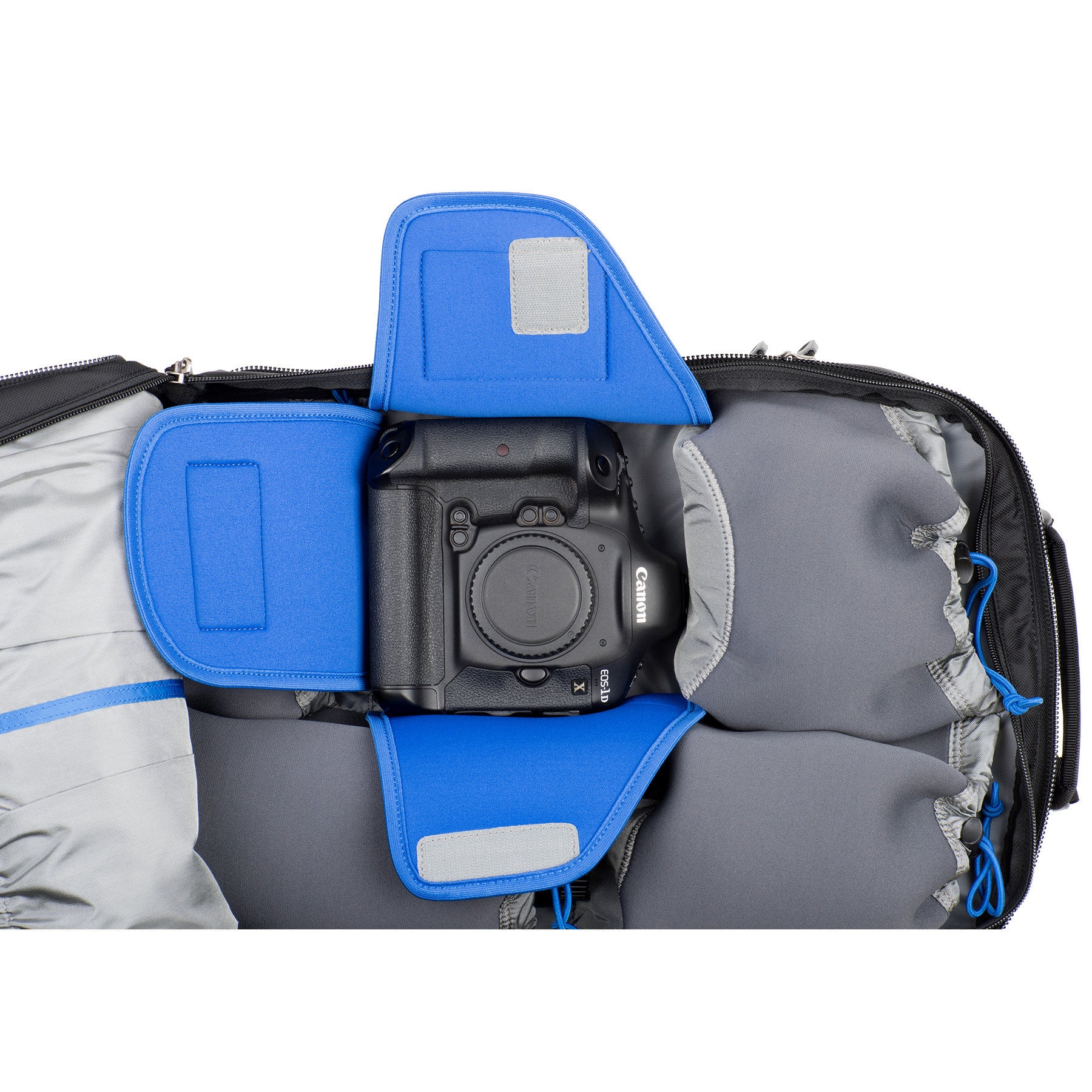 Neoprene pockets and wrap for cameras, lenses or personal items