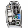 StreetWalker backpacks are designed to accommodate bodies with lenses attached