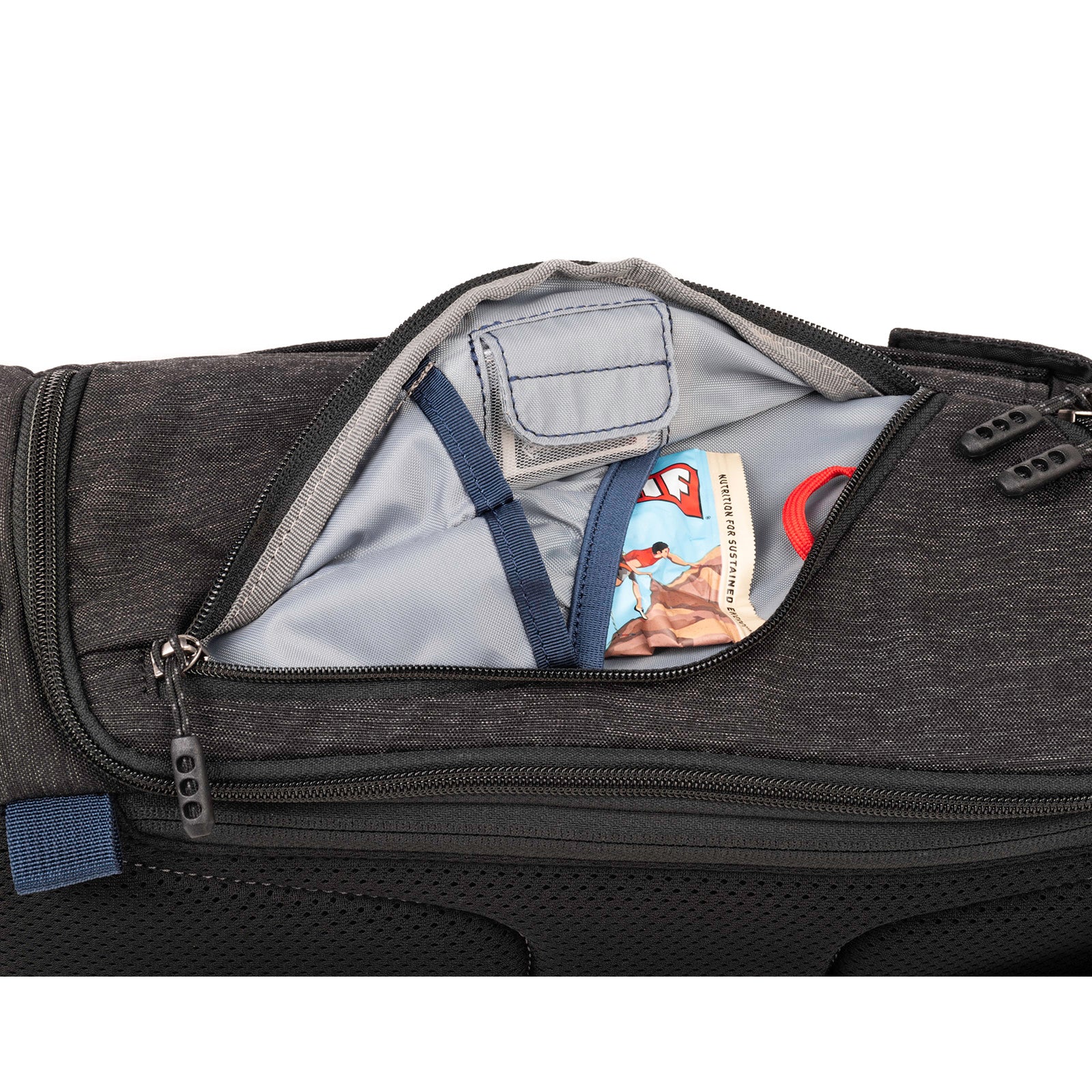 Side access organizer pocket