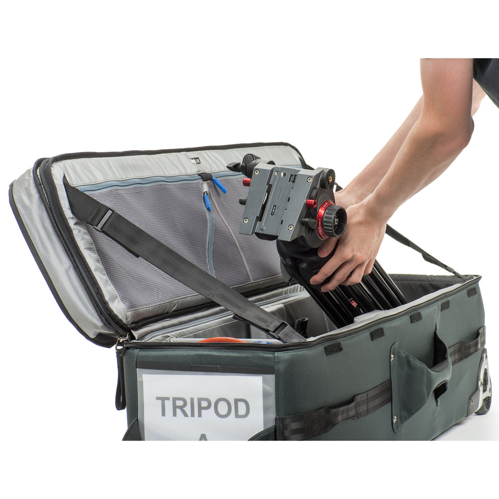 box and tackle tripod The Video Tripod Manager 44 is a well-cushioned, highly rigid rolling case that provides hard case protection with soft case convenience. – Think Tank Photo
