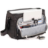 Secure zippered pocket holds 10" tablet, batteries, card wallets, and other accessories