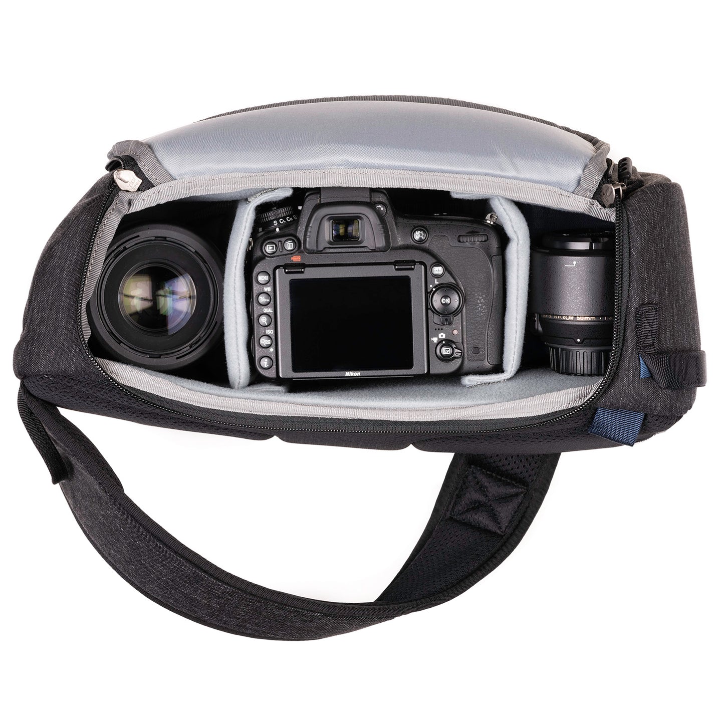 
                  
                    Stack smaller lenses with included dividers
                  
                
