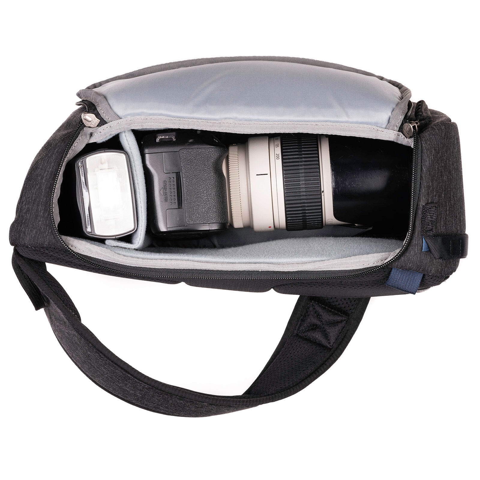 Stack smaller lenses with included dividers