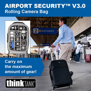 Airport security v3 Rolling Camera Bag. Carry on the maximum amount of gear