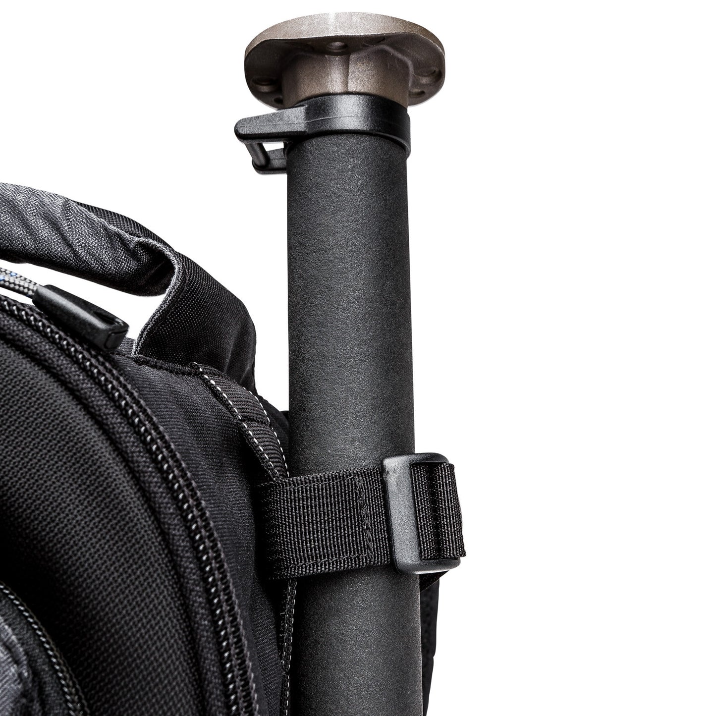 
                  
                    Carry a tripod or a monopod on either side with included straps
                  
                