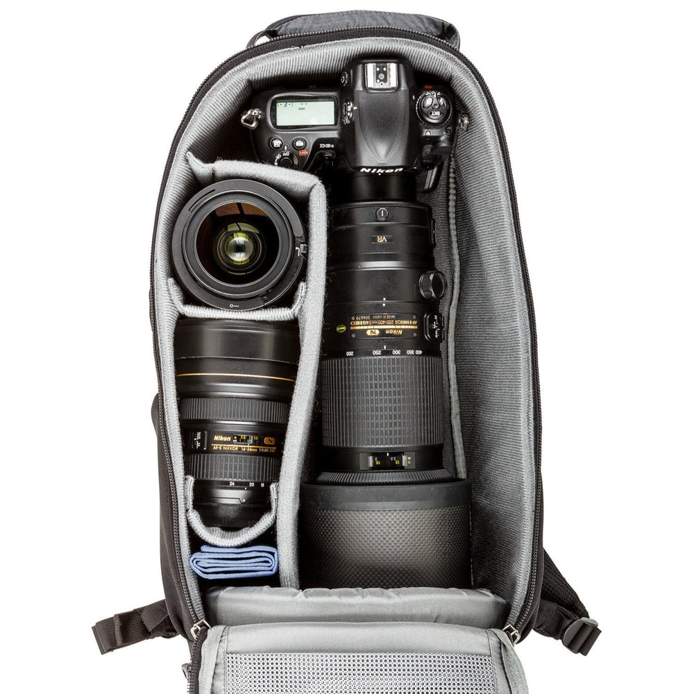 
                  
                    Nikon DSLR+200-400mm f/4, 24-70mm f/2.8, 14-24mm f/2.8
                  
                